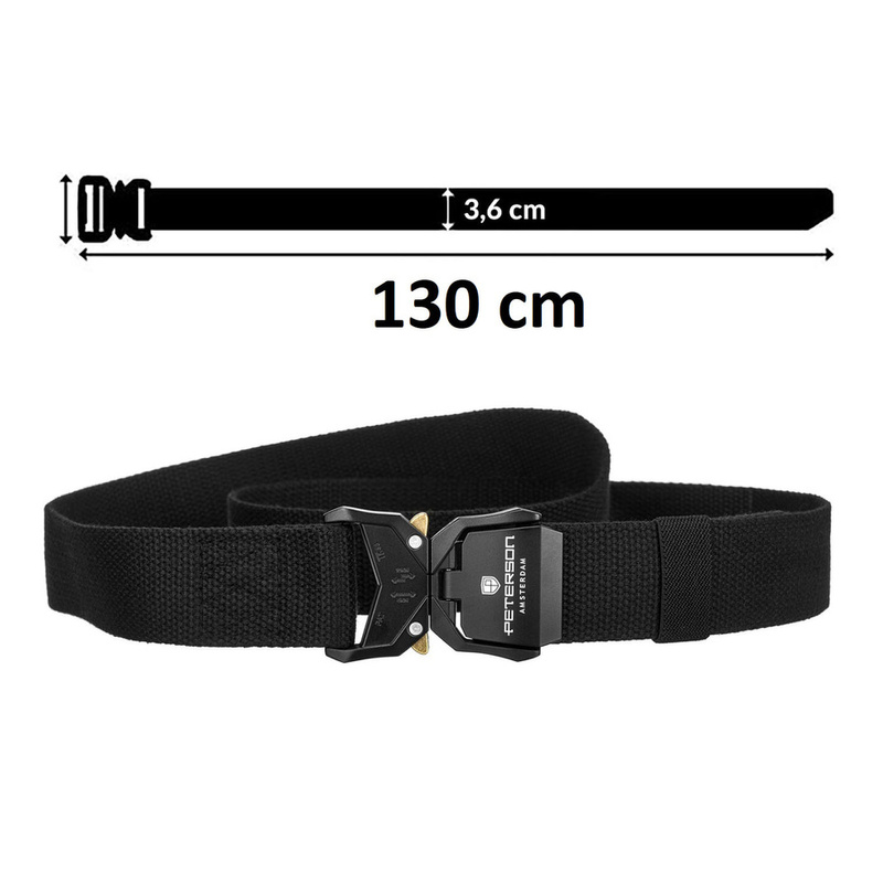 Pasek parciany z klamrą QR - Peterson