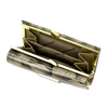 Poziomy portfel damski Gregorio FRL-117 w kwiaty z biglem