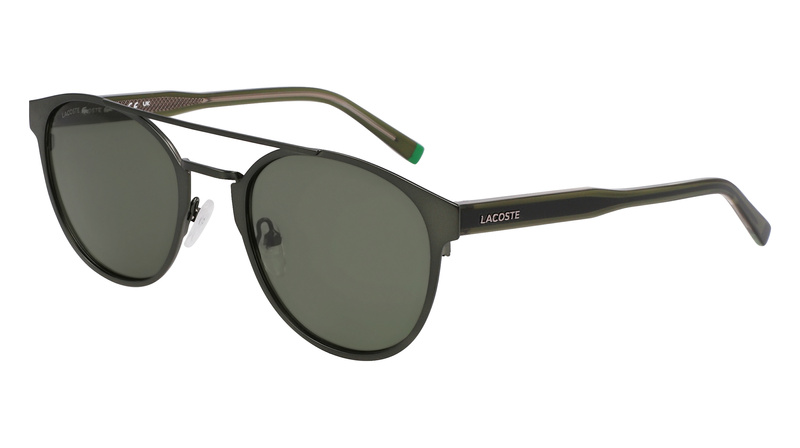 Okulary LACOSTE L263S-275. Okulary przeciwsłoneczne, Kolor zielony. Mężczyzna.