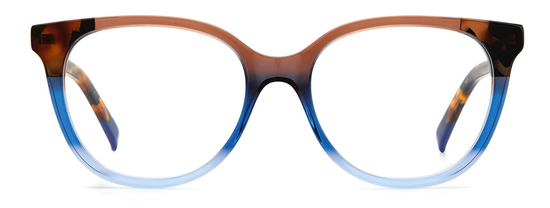 Okulary MISSONI MIS-0100-IPA. Okulary, Kolor niebieski brązowy. Kobieta.