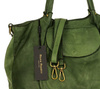 MARCO MAZZINI Torebka skórzana shopper bag ispirato dalla natura brąz