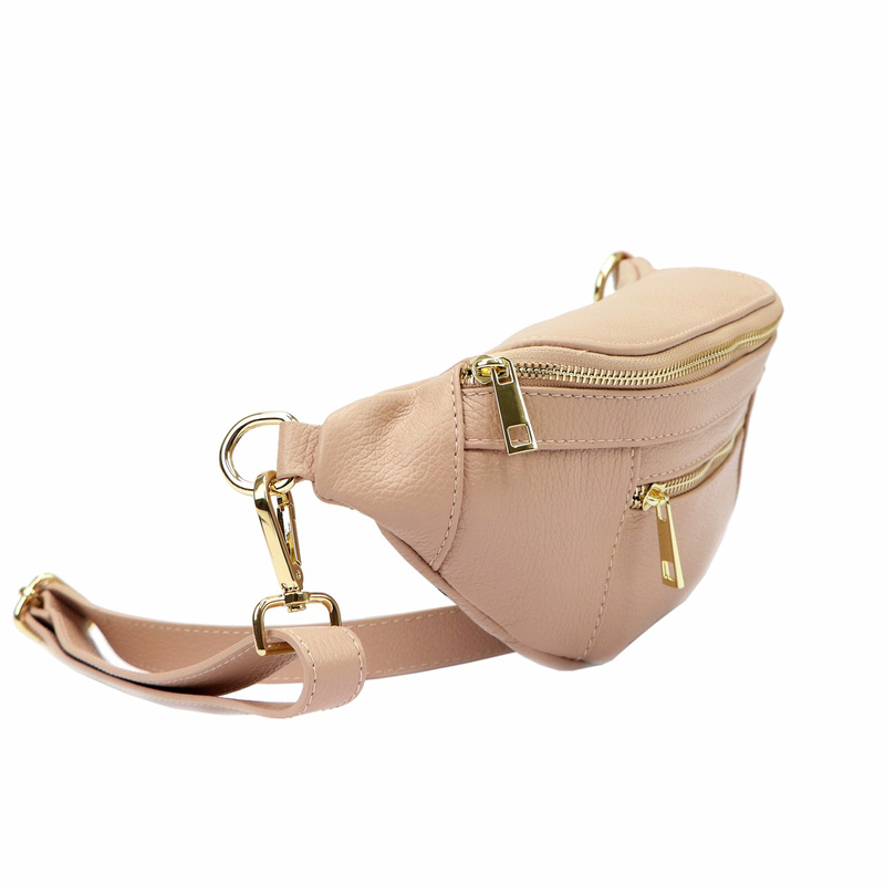 Skórzana damska nerka na ramię listonoszka Luka