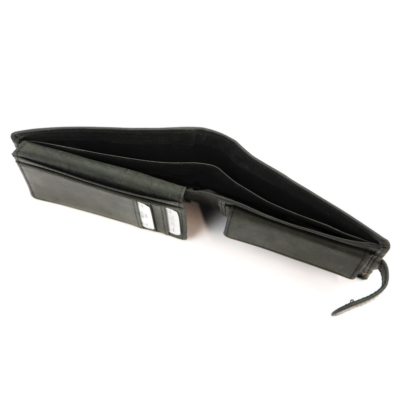 Nordee portfel męski skóra naturalna rozbudowany zamykany na zatrzask