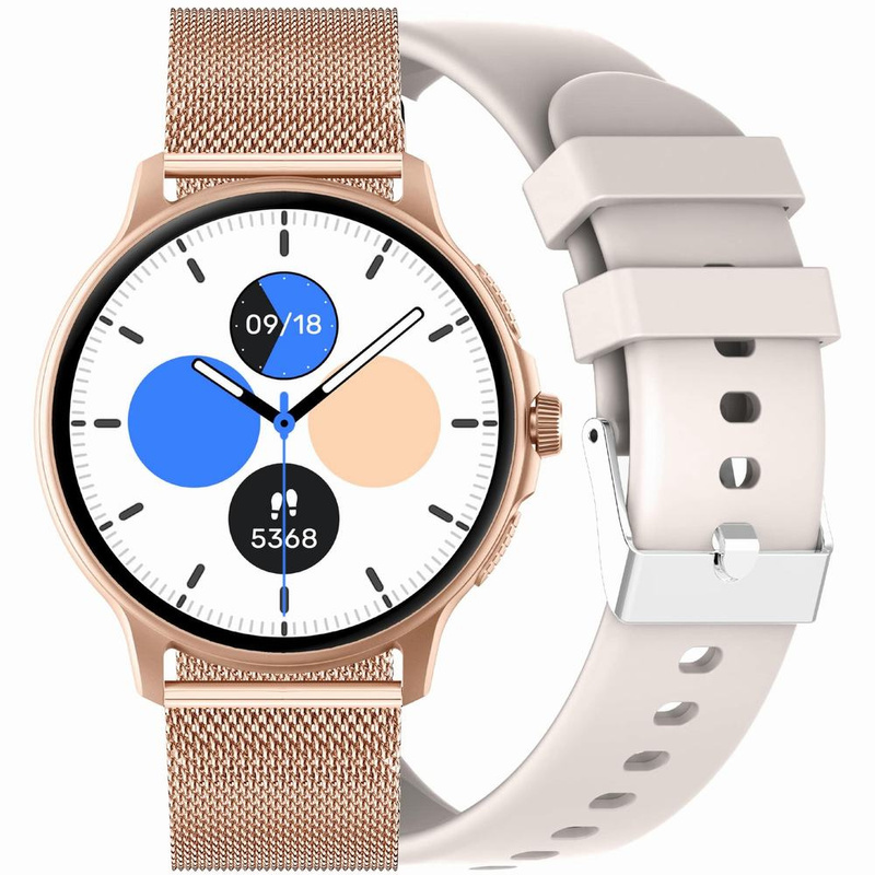 SMARTWATCH UNISEX GRAVITY GT12-5 - ROZMOWY BLUETOOTH, DODATKOWY PASEK (sg035e)