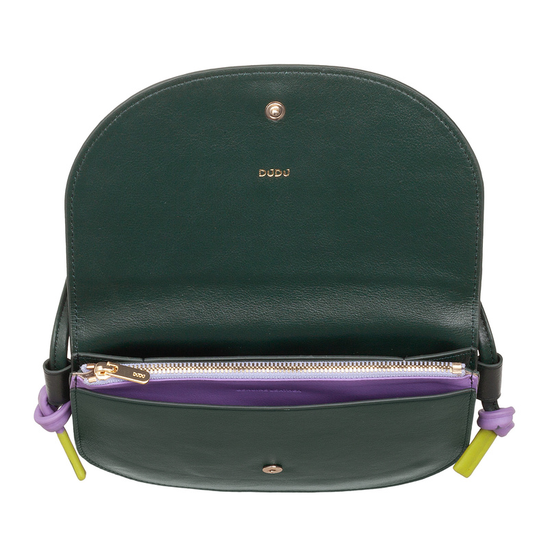 DuDu damska listonoszka skóra naturalna torebka przez ramię organizer