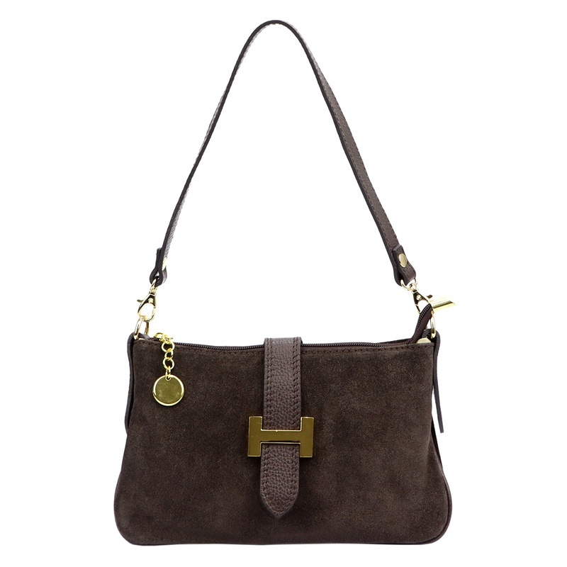 Luka Damska listonoszka torebka przez ramię ze skóry naturalnej kieszeń