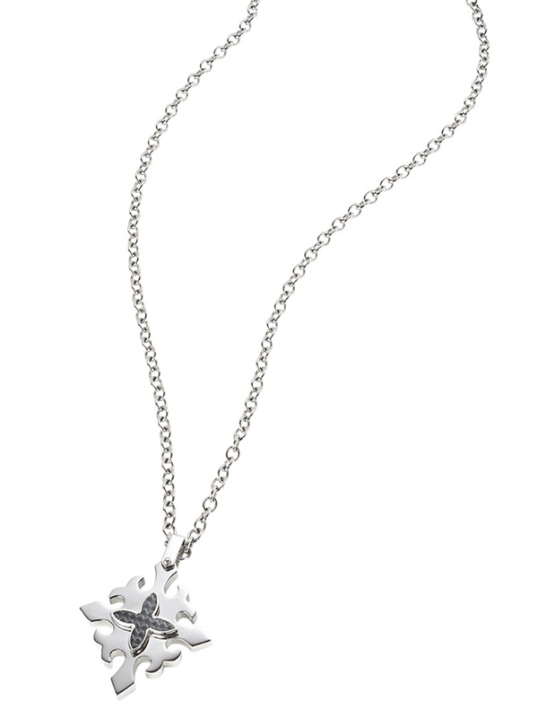 Biżuteria SECTOR SLI67. Naszyjnik, Kolor srebrny. Mężczyzna.