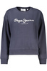 PEPE JEANS DAMSKA NIEBIESKA BLUZA Z ROZPI�CIEM