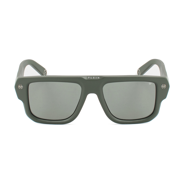 Okulary PHILIPP PLEIN SPP179-550Z29. Okulary przeciwsłoneczne, Kolor zielony. Mężczyzna.