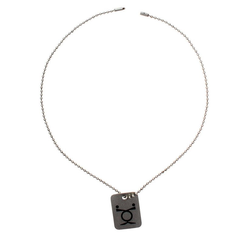 Biżuteria ARMANI EG1982. Wisiorek, Kolor srebrny. Unisex.