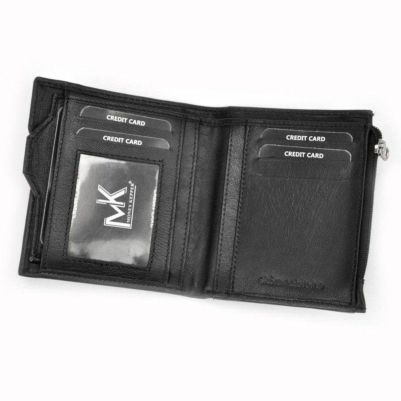 Kompaktowy męski portfel z etui marki Money Kepper