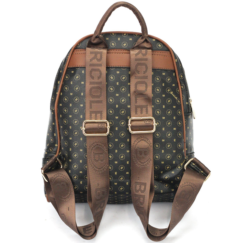 BRICIOLE damski plecak miejski skóra ekologiczna pojemny dwie komory