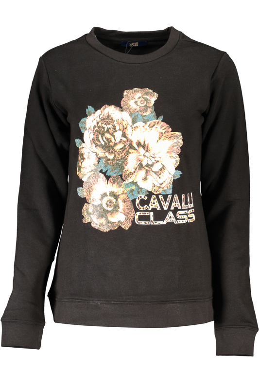 BLUZA DAMSKA BEZ ZAMKA KLASY CAVALLI CZARNA
