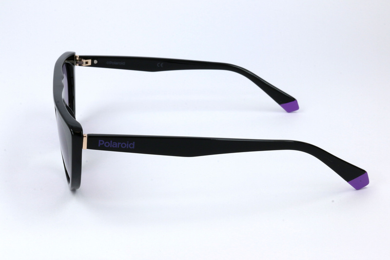 Okulary POLAROID PLD6108-S-HK8. Okulary przeciwsłoneczne, Kolor czarny fioletowy. Kobieta.