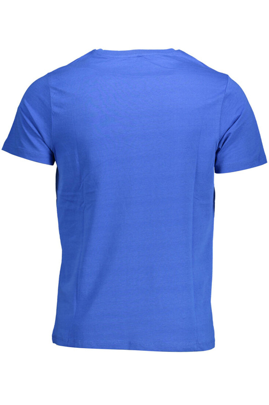 T-SHIRT MĘSKI Z KRÓTKIM RĘKAWEM GIAN MARCO VENTURI NIEBIESKI