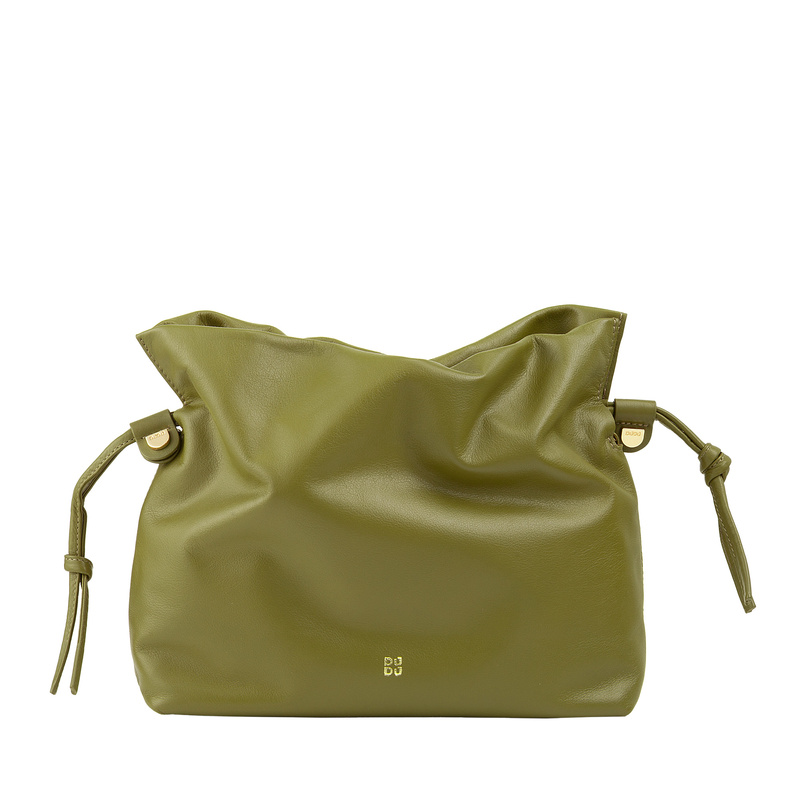 Zgrabna i stylowa Damska skórzana listonoszka torebka crossbody DUDU