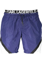 KARL LAGERFELD BEACHSEAR DÓŁ KOSTIUMU KĄPIELOWEGO MĘSKIEGO NIEBIESKIEGO