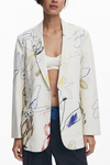 DESIGUAL CLASSIC BIAŁA KURTKA DAMSKA