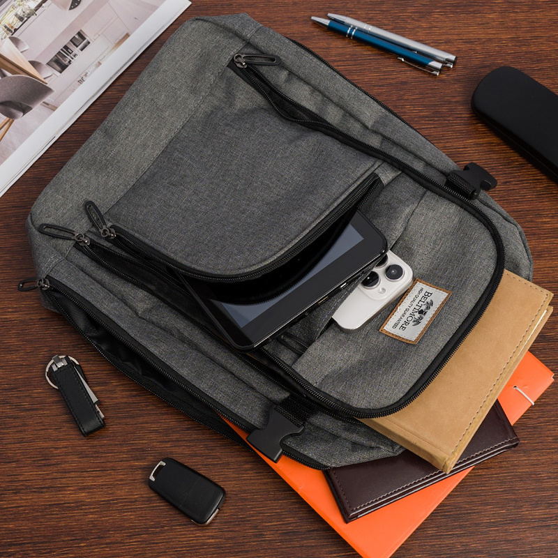 Plecak torba mały bagaż pojemny do samolotu kabinówka lotnicza Beltimore jasno szary TOK-T