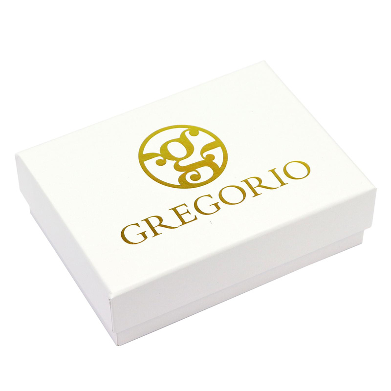 Gregorio Pionowa damska portmonetka skóra naturalna portfel na zatrzask