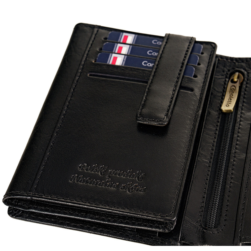 Portfel Męski Canaletto – Skóra Licowa 14 Kart PM1555cs164 RFID