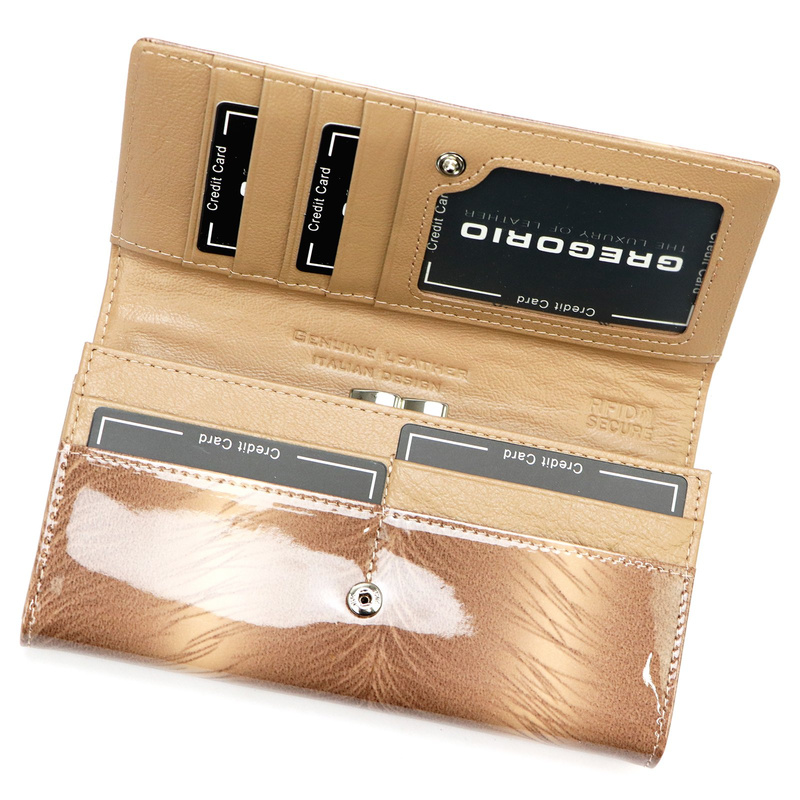 Skórzany damski portfel Gregorio FF-100