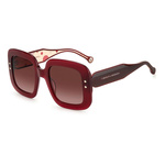 Okulary CAROLINA HERRERA CH-0010-S-LHF. Okulary przeciwsłoneczne, Kolor czerwony. Kobieta.
