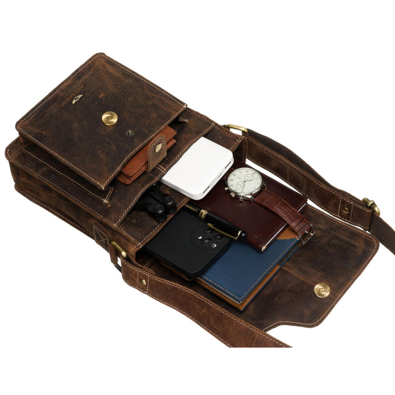 Saszetka męska z naturalnej skóry Peterson PTN PTE-NSH