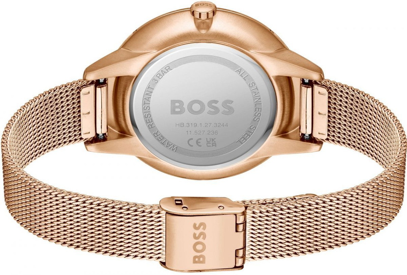Zegarek BOSS 1502663. Kwarcowy, Kolor biały. Kobieta.