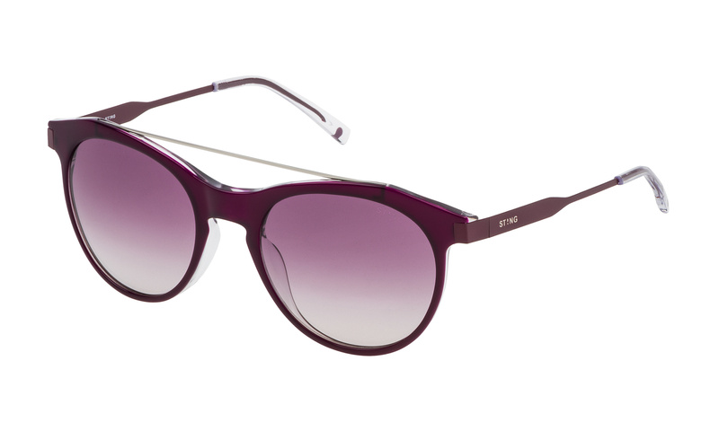Okulary STING SST07352923X. Okulary przeciwsłoneczne, Kolor fioletowy. Kobieta.