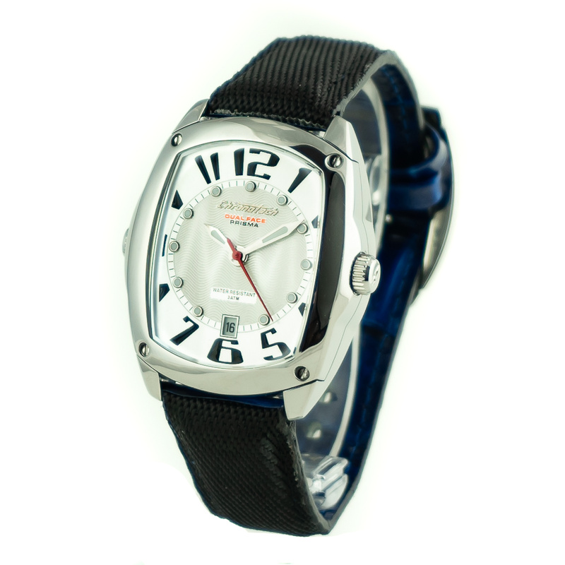 Zegarek CHRONOTECH CT7696L-02. Kwarcowy, Kolor srebrny. Kobieta.