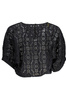 DESIGUAL CZARNY T-SHIRT DAMSKI Z KRÓTKIM RĘKAWEM