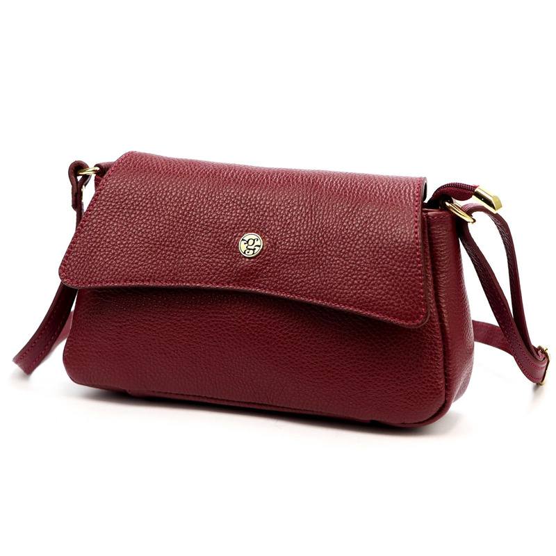 Gregorio damska miejska listonoszka skóra naturalna torebka przez ramię