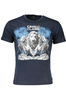 T-SHIRT CAVALLI CLASS Z KRÓTKIM RĘKAWEM MĘSKI NIEBIESKI