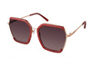 Okulary GUESS GF0418-5869T. Okulary przeciwsłoneczne, Kolor czerwony. Kobieta.