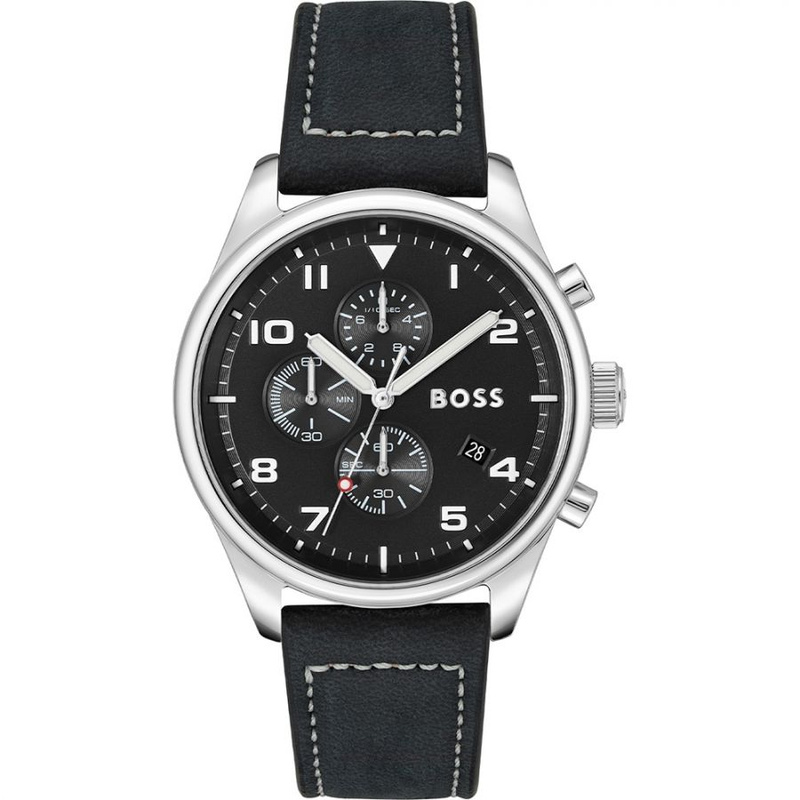 Zegarek BOSS 1513987. Kwarcowy, Kolor czarny. Mężczyzna.