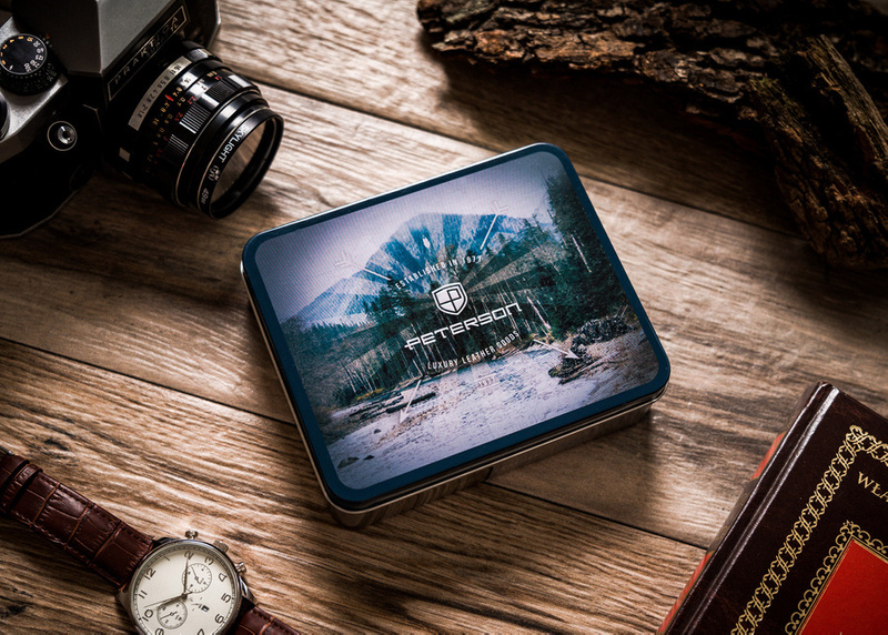 Skórzany męski portfel Peterson PTN 304E HUNTER