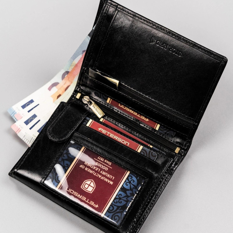 Skórzany męski portfel Peterson PTN N575-VT