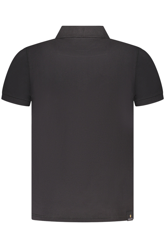 MILITARY ACADEMY CZARNY M�SKI POLO Z KR�TKIM R�KAWEM