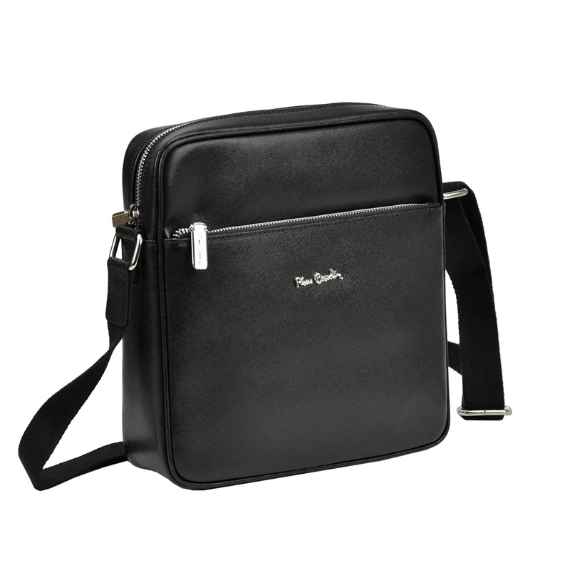 Pierre Cardin Skórzana damska torebka przez ramię listonoszka saszetka