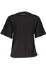 KOSZULKA Z KR�TKIM R�KAWEM CAVALLI CLASS DAMSKA CZARNA