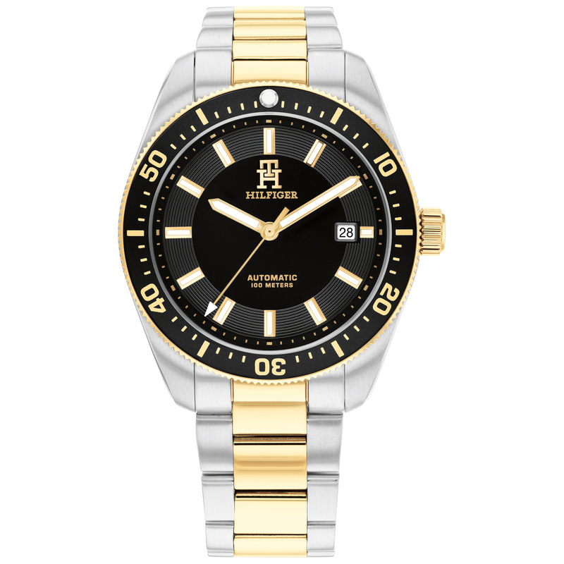 Zegarek TOMMY HILFIGER 1710552. Automatyczny, Kolor czarny. Mężczyzna.