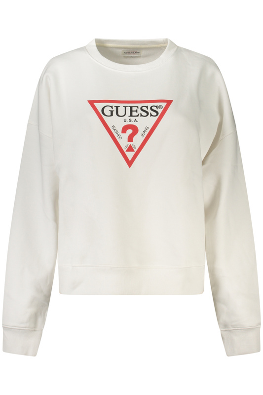 GUESS JEANS BLUZA BEZ ZAMKA DAMSKA BIAŁA