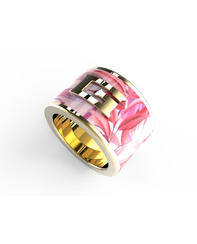 Biżuteria GUESS JUBR02131JWYG. Pierścionek, Kolor złoty. Kobieta.