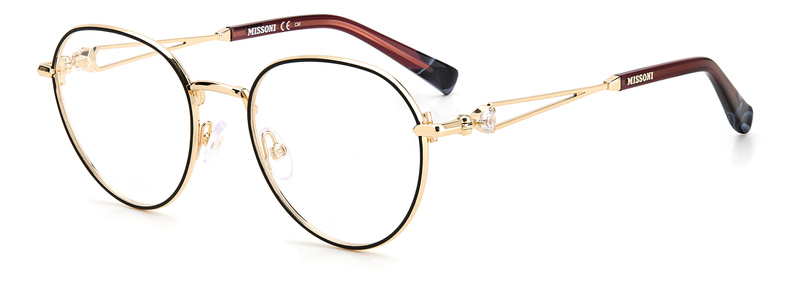 Okulary MISSONI MIS-0077-2M2. Okulary, Kolor złoty. Kobieta.