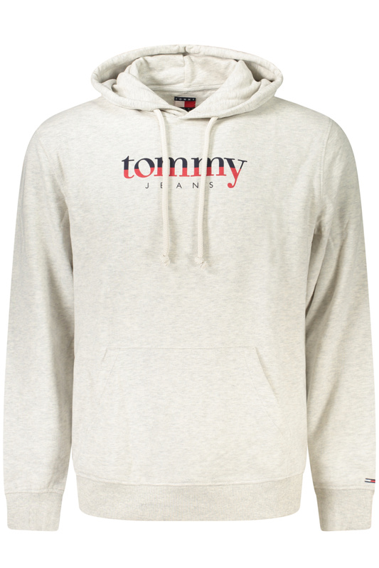 TOMMY HILFIGER MĘSKA SZARA BLUZA Z ROZPINANYM NA ZAMEK
