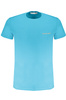 NIEBIESKI T-SHIRT MĘSKI Z KRÓTKIM RĘKAWEM TRUSSARDI
