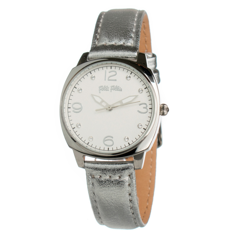 Zegarek FOLLI FOLLIE WF14T021SSS. Kwarcowy, Kolor szary. Kobieta.