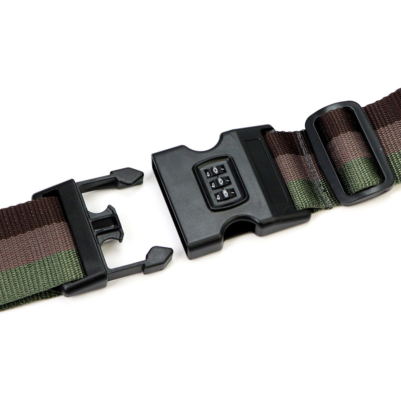 Gregorio pasek pas zabezpieczający walizkę z kodem szyfrowym trwały