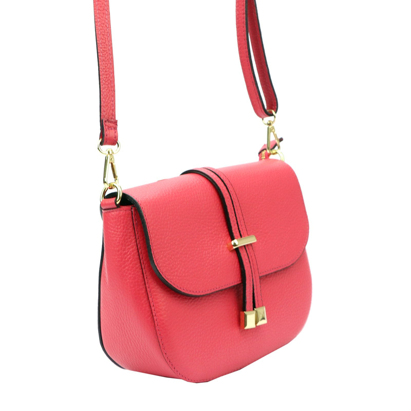 Skórzana stylowa damska listonoszka torebka przez ramię Luka